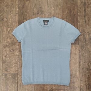 Banana Republic Gray Blue Color Cashmere Sweater